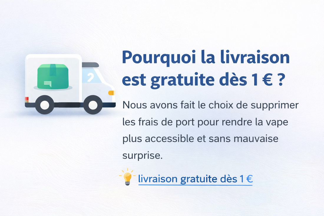 Livraison gratuite dès 1 € : notre choix