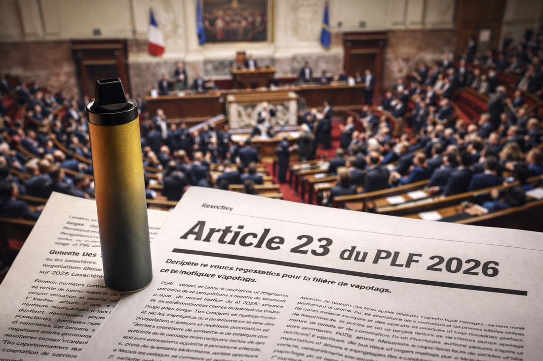 Article 23 du PLF 2026 : dernières infos et enjeux pour la filière du vapotage