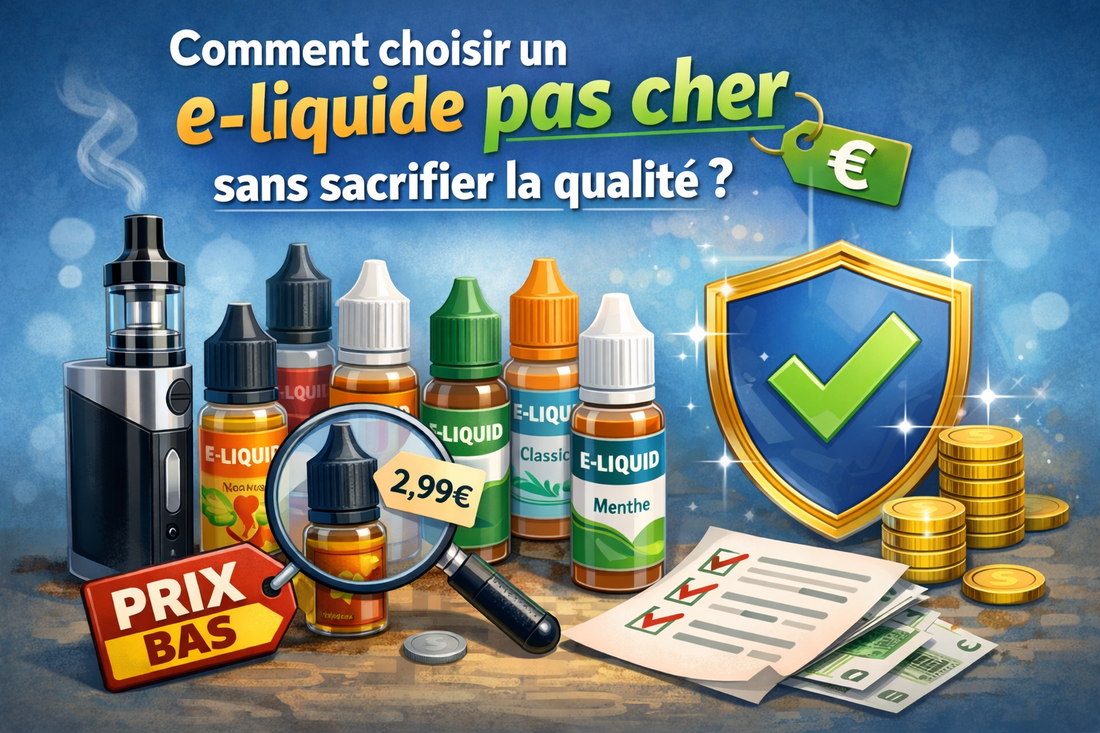 Comment choisir un eliquide pas cher pour cigarette électronique