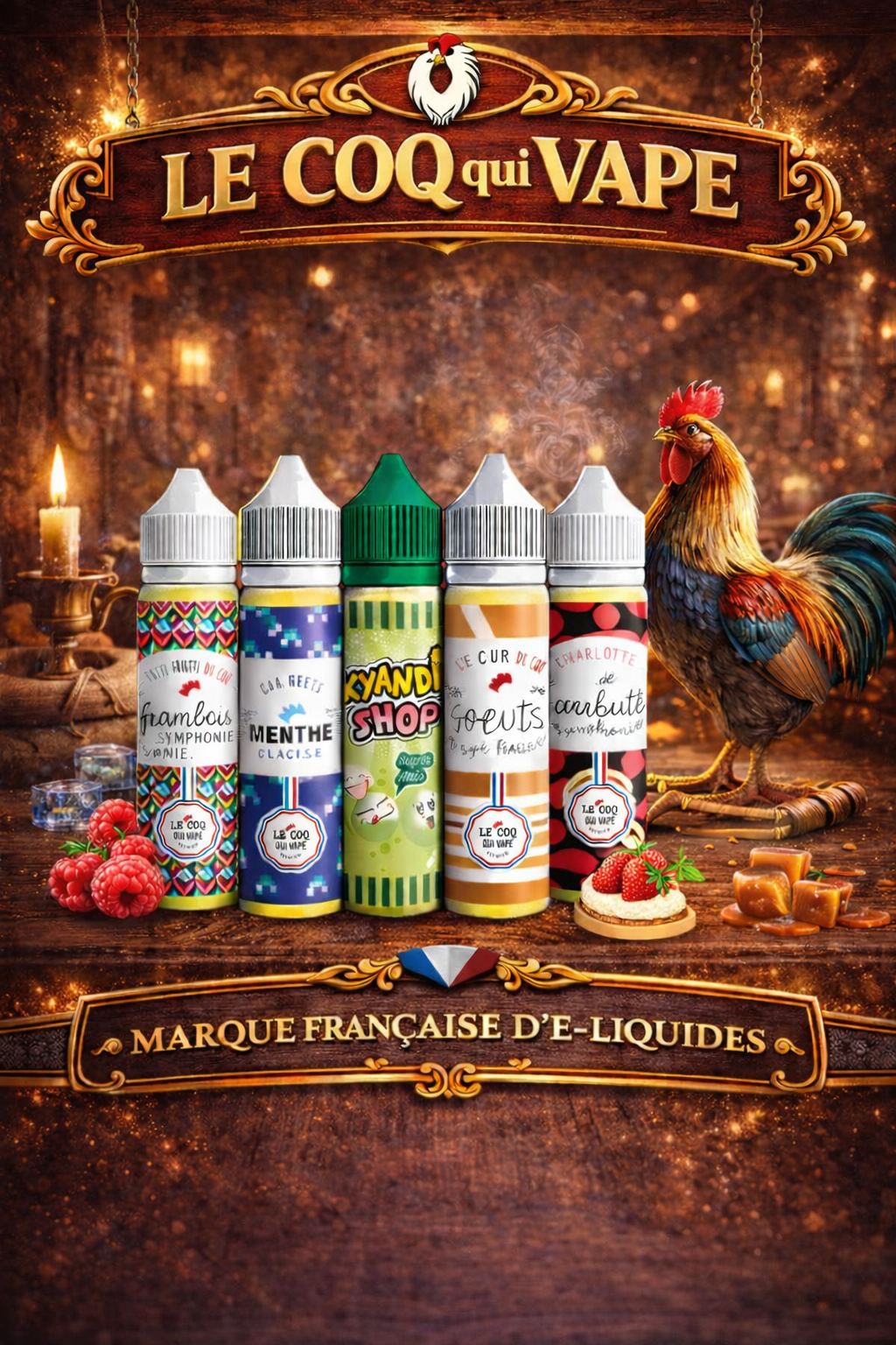 Le coq qui vape
