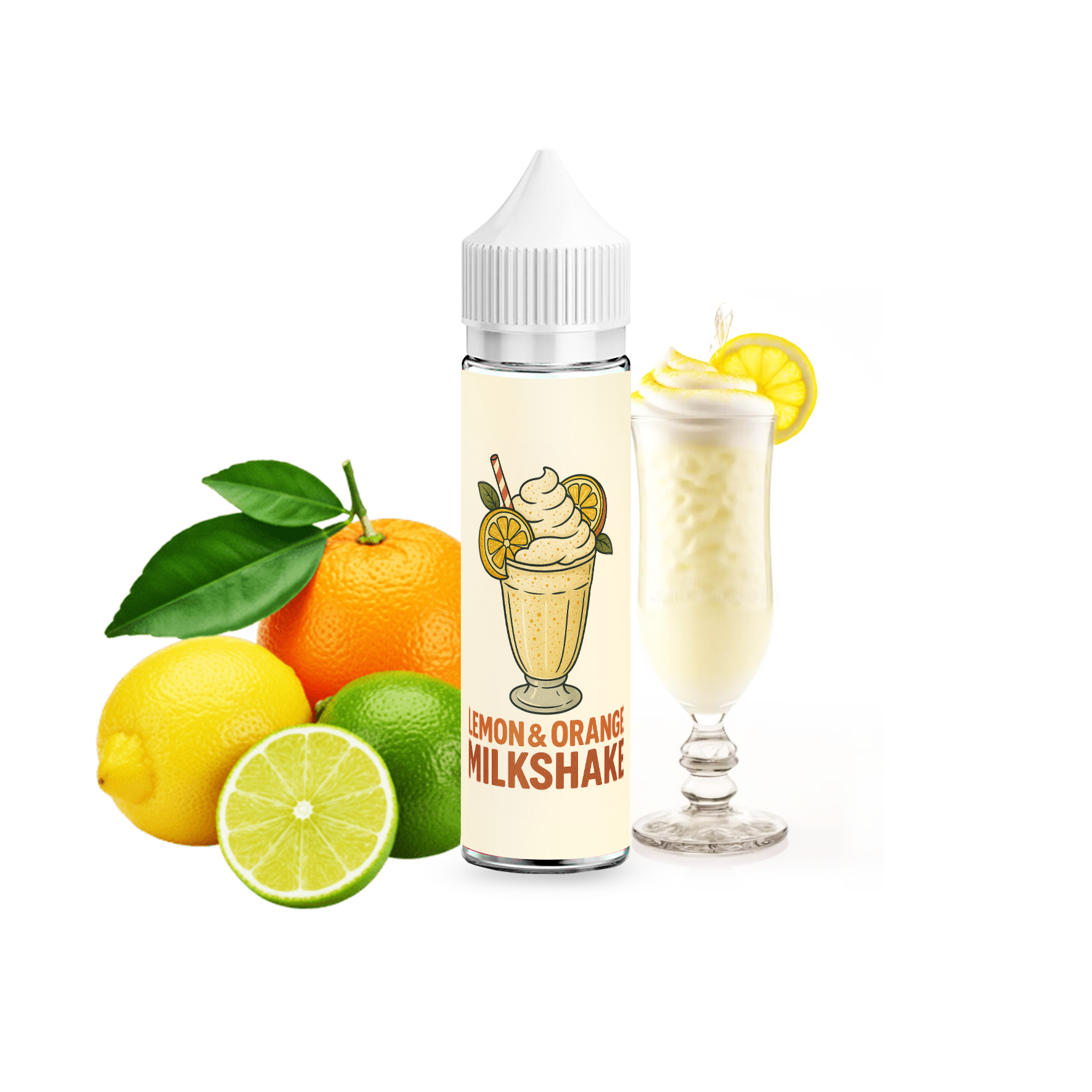 Lemon & Orange Milkshake - Citron & Orange aux Milkshakes 50ml