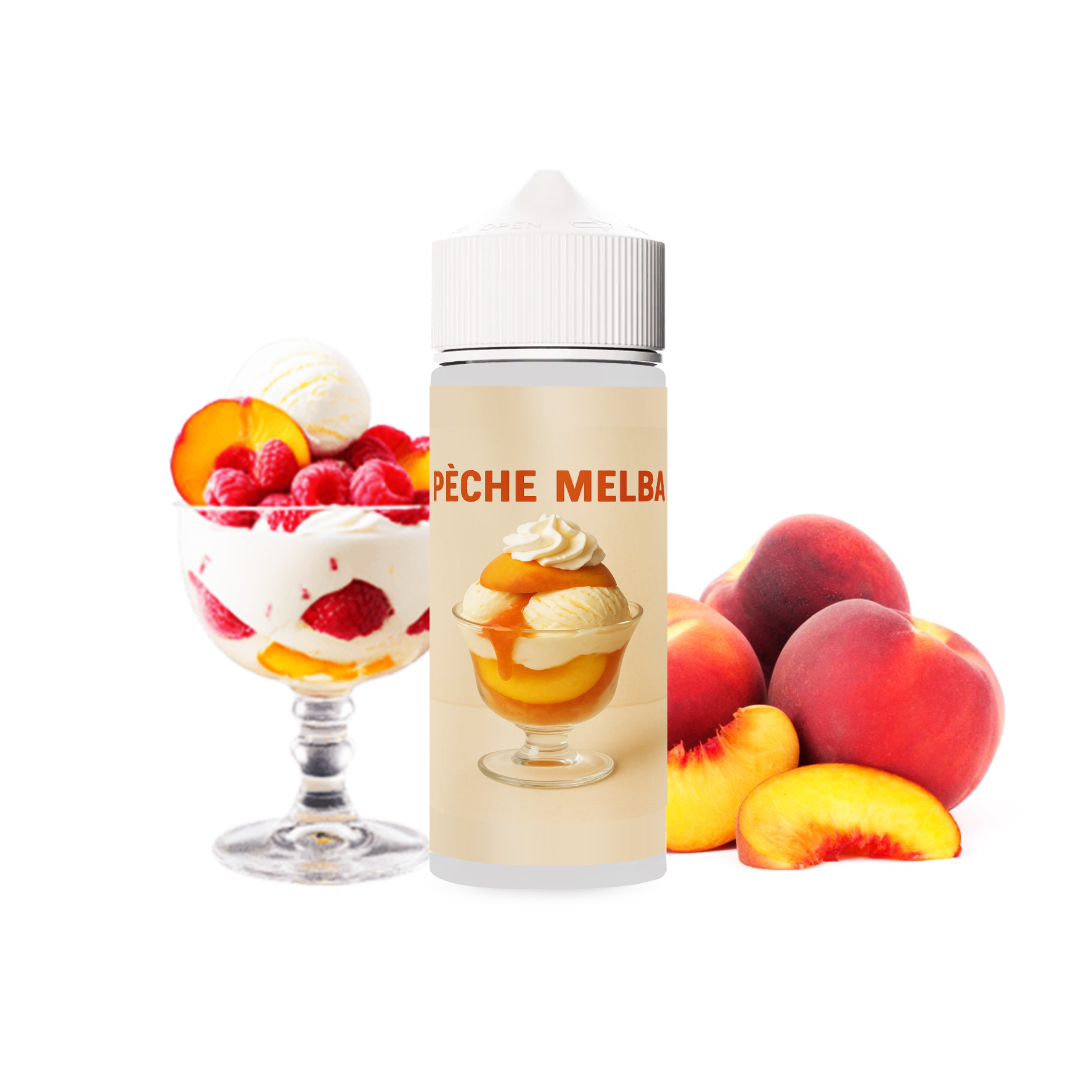 Pêche Melba - Pêche à la Chantily 100ml