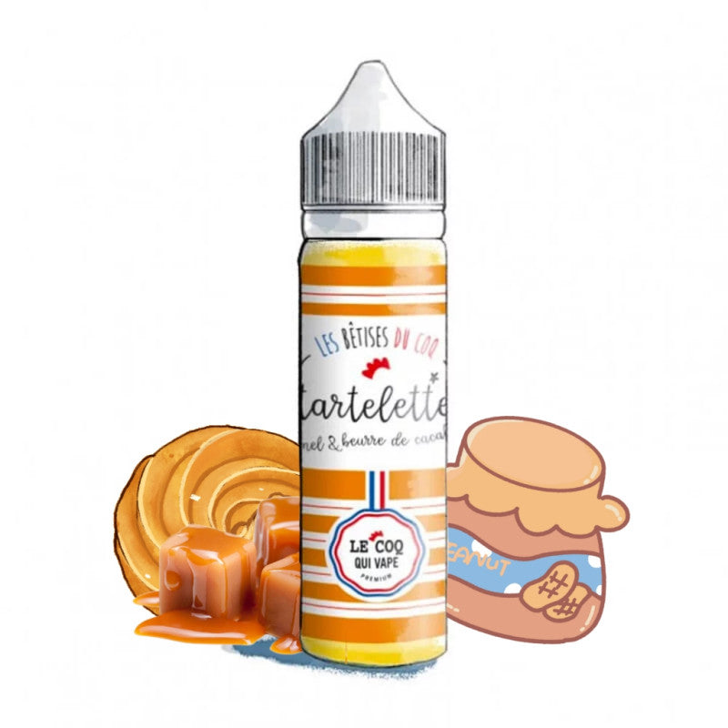 Tartelette Caramel Beurre de Cacahuète 50ml - Les Bêtises du Coq